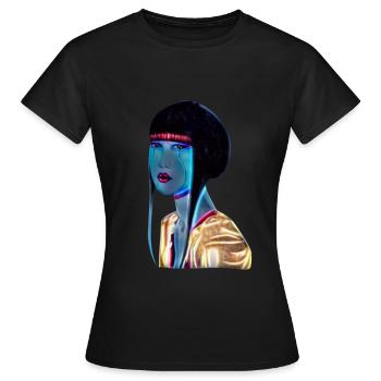 Geisha - Women's T-Shirt - black - Front - AI Model Female 172 dark (172cm)