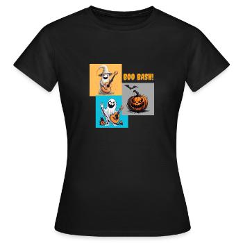 Buh-Bash - Frauen T-Shirt - Schwarz - Vorne - AI Model Female 172 dark (172cm)