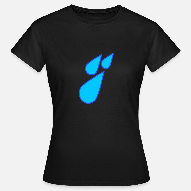 Raindrops - Women's T-Shirt - black