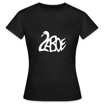 Laboe swan sait - T-shirt Femme - noir - Devant - AI Model Female 172 dark (172cm)