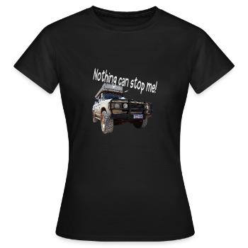 Offroad, véhicule tout terrain, 4x4 - T-shirt Femme - noir - Devant - AI Model Female 172 dark (172cm)