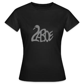 Laboe cygne gris - T-shirt Femme - noir - Devant - AI Model Female 172 dark (172cm)