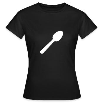 Spoon - Women's T-Shirt - black - Front - AI Model Female 172 dark (172cm)