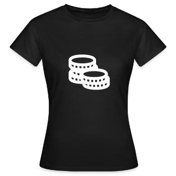 pièces - T-shirt Femme - noir - Devant - AI Model Female 172 dark (172cm)