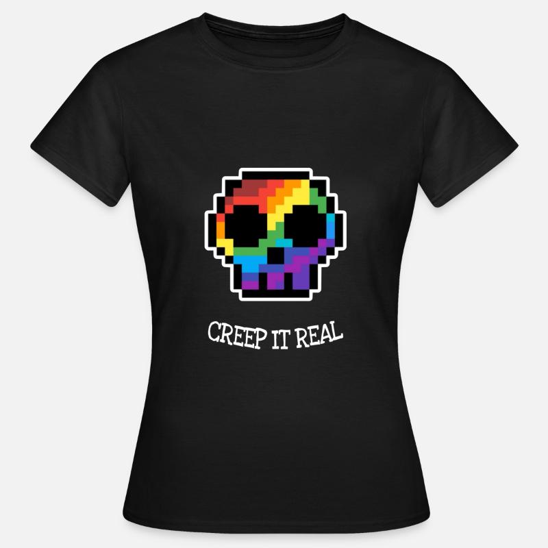 Kriech es echt - Frauen T-Shirt - Schwarz