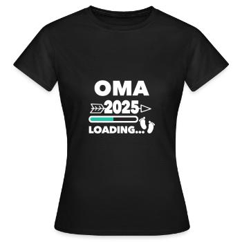 Mamie 2025 - T-shirt Femme - noir - Devant - AI Model Female 172 dark (172cm)