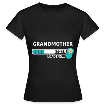 Grandmother 2025 - Frauen T-Shirt - Schwarz - Vorne - AI Model Female 172 dark (172cm)