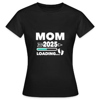 Mom 2025 - Frauen T-Shirt - Schwarz - Vorne - AI Model Female 172 dark (172cm)