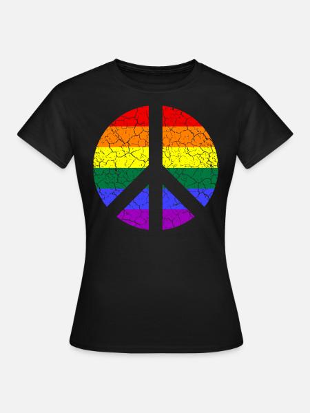 LGBTQ Love Pride CSD - Frauen T-Shirt - Schwarz