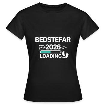 Bedstefar 2026 dänisch - Frauen T-Shirt - Schwarz - Vorne - AI Model Female 172 dark (172cm)