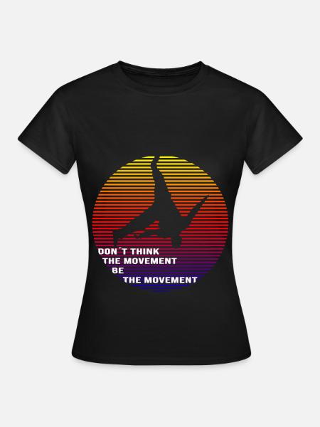 Parkour - Frauen T-Shirt - Schwarz