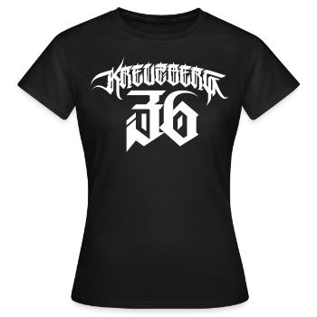Kreuzberg 36 - T-shirt Femme - noir - Devant - AI Model Female 172 dark (172cm)