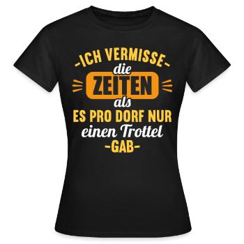 Anti Umweltschutz Parodie Umweltschutz - Frauen T-Shirt - Schwarz - Vorne - AI Model Female 172 dark (172cm)