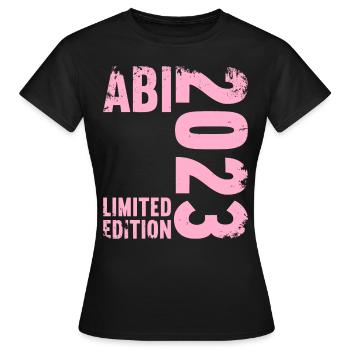 Abitur Gymnasium Women and Men Abi 2023 - Women's T-Shirt - black - Front - AI Model Female 172 dark (172cm)