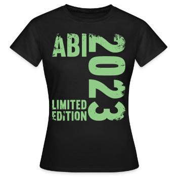 Abitur Gymnasium Women and Men Abi 2023 - Women's T-Shirt - black - Front - AI Model Female 172 dark (172cm)