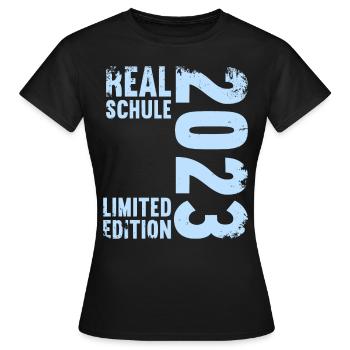 Realschule bestanden Realschulabschluss 2023 - Frauen T-Shirt - Schwarz - Vorne - AI Model Female 172 dark (172cm)