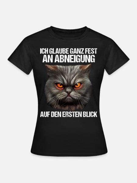 Katze Kätzchen Katzenhalter Katzen Sarkasmus - Frauen T-Shirt - Schwarz