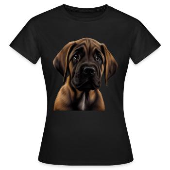 Great Dane Great Dane Dog Dogs Great Dane - Women's T-Shirt - black - Front - AI Model Female 172 dark (172cm)
