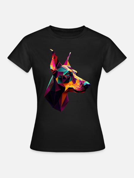Doberman Dobermans Dog Dogs Puppy Doberman - Women's T-Shirt - black