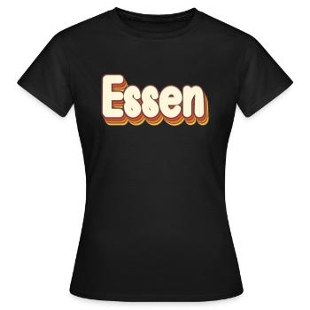 Essenerin Essener Essen - Frauen T-Shirt - Schwarz - Vorne - AI Model Female 172 dark (172cm)