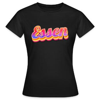 Essenerin Essener Essen - Frauen T-Shirt - Schwarz - Vorne - AI Model Female 172 dark (172cm)