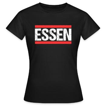 Essenerin Essener Essen - Frauen T-Shirt - Schwarz - Vorne - AI Model Female 172 dark (172cm)
