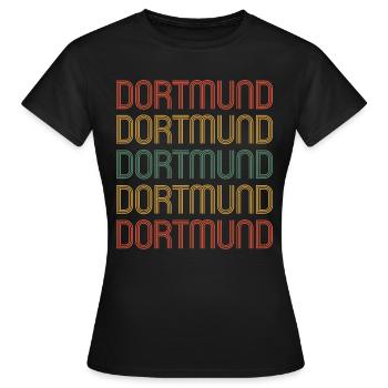 Dortmunderin Dortmunder Dortmund - T-shirt Femme - noir - Devant - AI Model Female 172 dark (172cm)