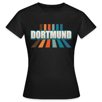 Dortmunderin Dortmunder Dortmund - T-shirt Femme - noir - Devant - AI Model Female 172 dark (172cm)