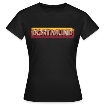 Dortmunderin Dortmunder Dortmund - T-shirt Femme - noir - Devant - AI Model Female 172 dark (172cm)