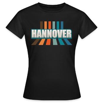 Hannoveranerin Hannoveraner Hannover - Frauen T-Shirt - Schwarz - Vorne - AI Model Female 172 dark (172cm)