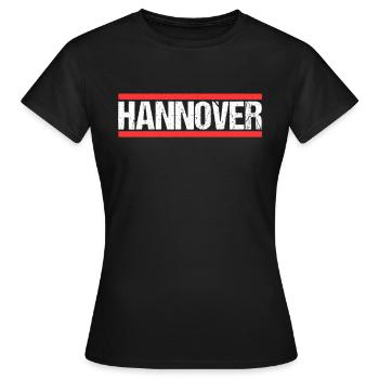 Hannoveranerin Hannoveraner Hannover - Frauen T-Shirt - Schwarz - Vorne - AI Model Female 172 dark (172cm)