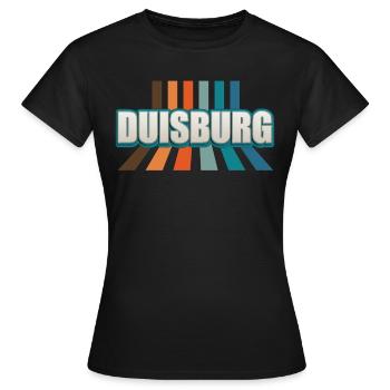 Duisburgerin Duisburger Duisburg - Frauen T-Shirt - Schwarz - Vorne - AI Model Female 172 dark (172cm)