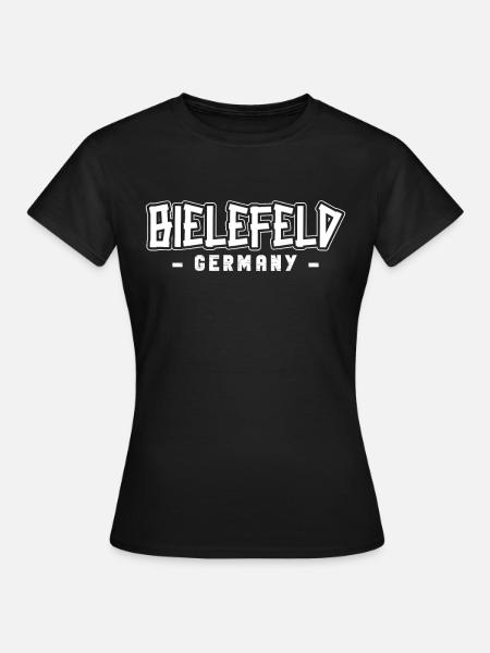 Bielefelderin Bielefelder Bielefeld - Frauen T-Shirt - Schwarz