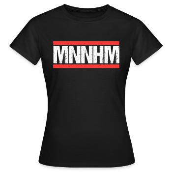 Mannheimerin Mannheimer Mannheim - Frauen T-Shirt - Schwarz - Vorne - AI Model Female 172 dark (172cm)
