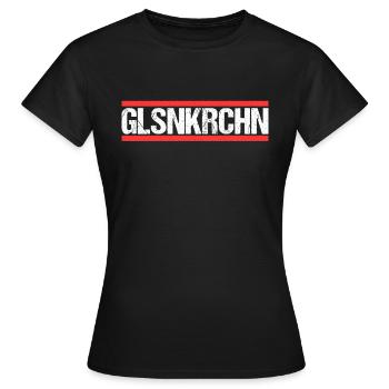 Gelsenkirchenerin Gelsenkirchener Gelsenkirchen - Frauen T-Shirt - Schwarz - Vorne - AI Model Female 172 dark (172cm)