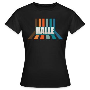 Halleserin Halleser Halle - Women's T-Shirt - black - Front - AI Model Female 172 dark (172cm)