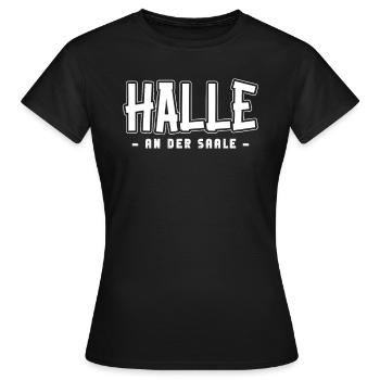 Halleserin Halleser Halle - Women's T-Shirt - black - Front - AI Model Female 172 dark (172cm)