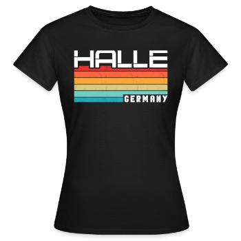 Halleserin Halleser Halle - Women's T-Shirt - black - Front - AI Model Female 172 dark (172cm)