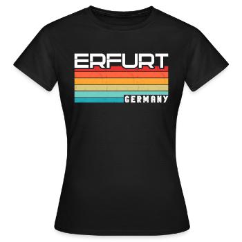 Erfurterin Erfurter Erfurt - T-shirt Femme - noir - Devant - AI Model Female 172 dark (172cm)