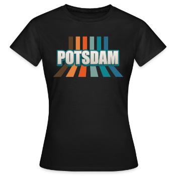Potsdamer, Potsdamer Potsdam - T-shirt Femme - noir - Devant - AI Model Female 172 dark (172cm)