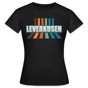 Leverkusenerin Leverkusener Leverkusen - T-shirt Femme - noir - Devant - AI Model Female 172 dark (172cm)