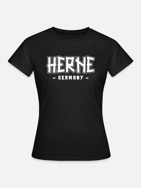 Hernerin Herner Herne - Frauen T-Shirt - Schwarz
