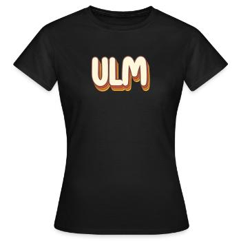 Ulmerin Ulmer Ulm - Frauen T-Shirt - Schwarz - Vorne - AI Model Female 172 dark (172cm)