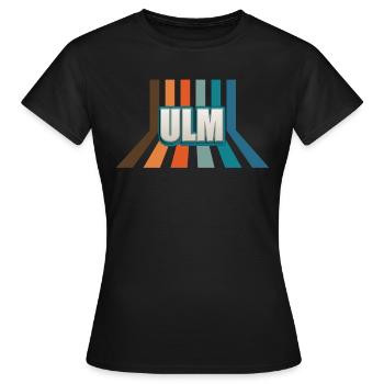 Ulmerin Ulmer Ulm - Frauen T-Shirt - Schwarz - Vorne - AI Model Female 172 dark (172cm)