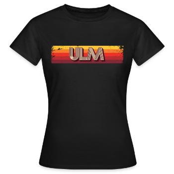 Ulmerin Ulmer Ulm - Frauen T-Shirt - Schwarz - Vorne - AI Model Female 172 dark (172cm)