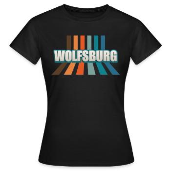 Wolfsburgerin Wolfsburger Wolfsburg - Frauen T-Shirt - Schwarz - Vorne - AI Model Female 172 dark (172cm)