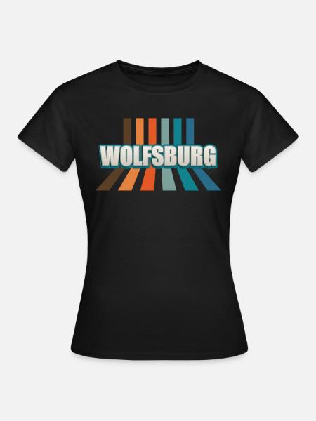Wolfsburgerin Wolfsburger Wolfsburg - Frauen T-Shirt - Schwarz
