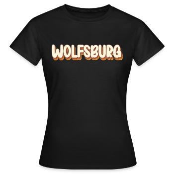 Wolfsburgerin Wolfsburger Wolfsburg - Frauen T-Shirt - Schwarz - Vorne - AI Model Female 172 dark (172cm)