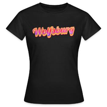 Wolfsburgerin Wolfsburger Wolfsburg - Frauen T-Shirt - Schwarz - Vorne - AI Model Female 172 dark (172cm)
