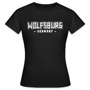 Wolfsburgerin Wolfsburger Wolfsburg - Frauen T-Shirt - Schwarz - Vorne - AI Model Female 172 dark (172cm)